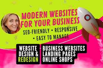design redesign your SEO friendly, responsive website