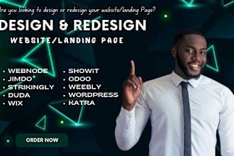 design redesign luxury, showit, strikingkingly jimdo webnode website