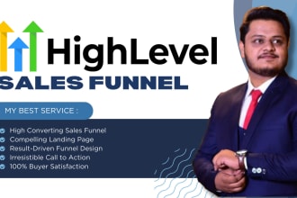 be your gohighlevel expert for gohighlevel website and sales funnel