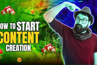 design 4 eye catching youtube thumbnails for you