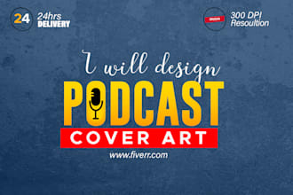 design podcast cover art and professional podcast cover