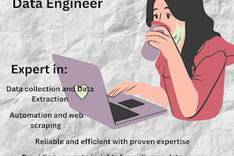 scrape any  website using selenium and beautiful soup etc