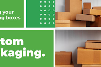 do packaging design with mockup