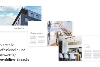 create professional and high quality real estate exposes