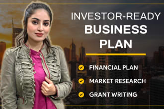 prepare an investor ready business plan for your startup