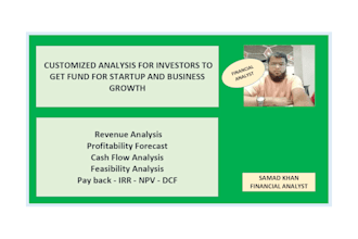 prepare investor ready financial feasibility