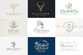 do creative modern minimalist and cosmetic business logo design