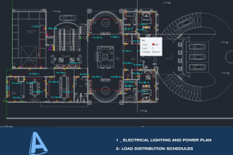 design electrical plan, hvac, plumbing, mep drawings