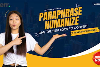 humanize , proofread any blog or article