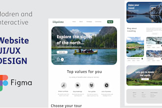 design interactive UI UX design for your website