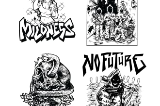 design logo and typography for your brand and merch