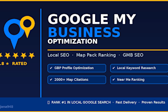 optimize your business profile for local SEO and google maps ranking
