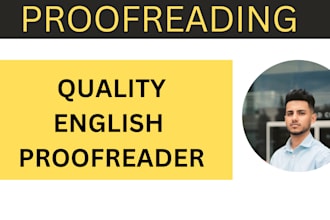 proofread and edit any type of english writing including chatgpt script