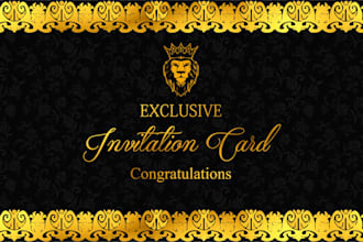 design luxury invitation, wedding and birthday card