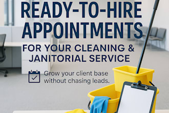 provide you ready to hire appts for your commercial cleaning janitorial service