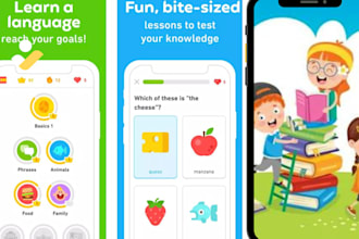 develop kids learning app, kid learning educational app ,kids learning games