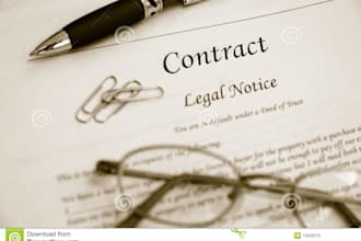 be your lawyer for legal agreements, contract, terms and conditions