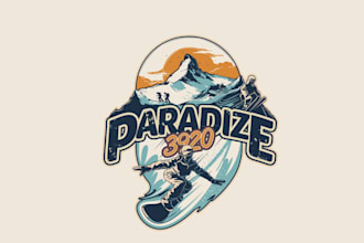 design amazing captivating best ski resort logo