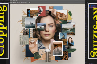 crop or resize 50 images for you