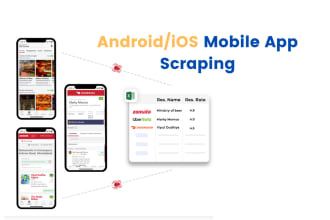 provide android and ios mobile app scraping for your business