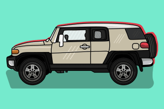 draw vector automotive car illustration from photo