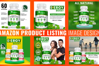 design listing images for amazon, ebay, shopify and editing product photos