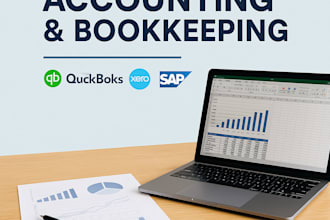 manage your bookkeeping and accounting in quickbooks, xero, sap, or excel