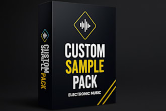 create exclusive techno and melodic techno sample packs for you