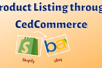do listing on ebay from shopify through cedcommerce