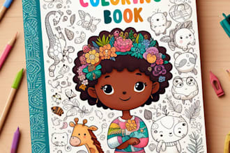 expertly create custom coloring books for children all ages