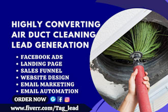 generate high converting air duct cleaning leads air ducts repair hvac website