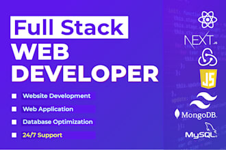 be your full stack web developer expert