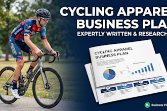 write business plan for cycling jersey and pants for cyclist and riders