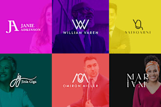 design a creative initial letter logo for your personal brand