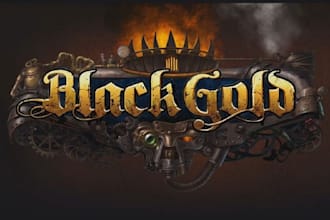 provide a modern steampunk logo design