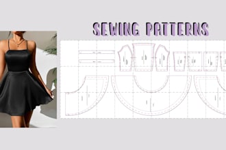 create sewing patterns and grading for any type of garments