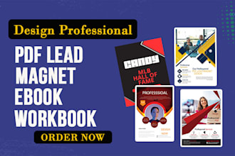design PDF ebooks, PDF lead magnets, worksheet design