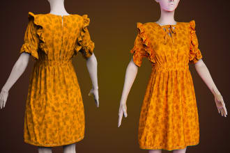 3d garments, fashion in marvelous design or clo3d