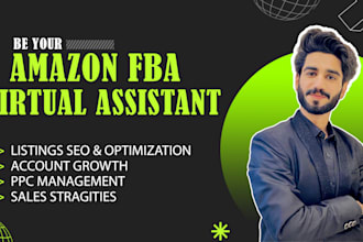 be your fba amazon virtual assistant and consultant