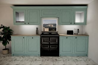 3d render a kitchen using sketchup and enscape