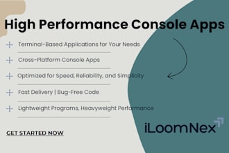 develop high performance console applications in cpp python java and javascript