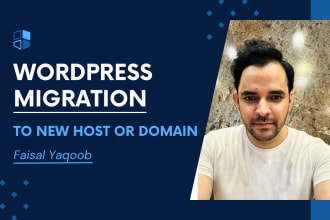 do wordpress website migration to a new domain or hosting in 12 hours