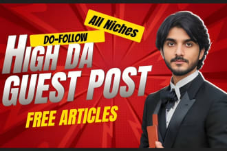 do niche relevant guest post with do follow backlinks