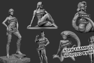 do nsfw character 3d modeling