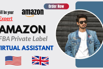 be your expert amazon virtual assistant fba private label