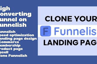 design funnelish landing page, clon funnelish, funnelish website
