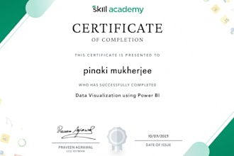 provide power bi data analyst consultation and training