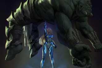 draw your marvel, dc, manga style comic book art
