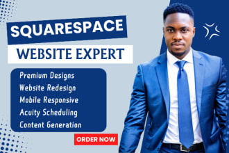 create squarespace website design, squarespace website redesign, squarespace