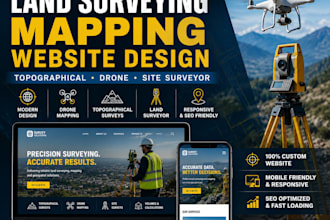 design land surveying mapping website topographical drone site surveyor website